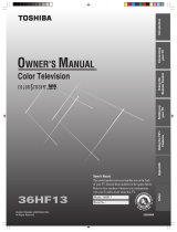 Toshiba 36HF13 User manual