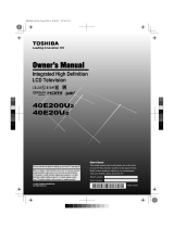 Toshiba 40E200U2 User manual