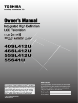 Toshiba 40SL412UM User manual