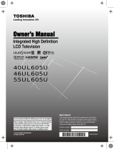Toshiba 46UL605U User manual