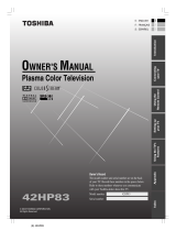 Toshiba 42HP83 User manual