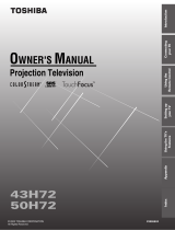 Toshiba 50H72 User manual