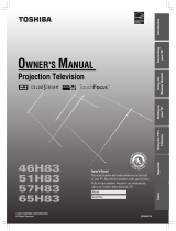 Toshiba 46H83 User manual