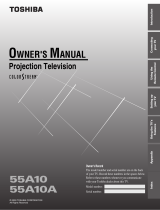 Toshiba 55A10A Owner's manual