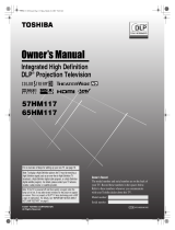 Toshiba 65HM117 User manual