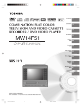 Toshiba MW14F51 Owner's manual