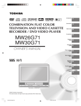 Toshiba MW26G71 User guide