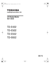 Toshiba TD-E552 User guide
