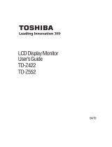 Toshiba TD-Z552 User guide