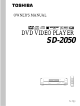 Toshiba SD-2050 User manual