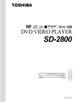 Toshiba SD2800 User manual