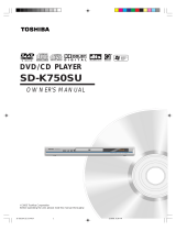 Toshiba SD-K750SU User manual