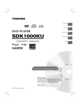 Toshiba SDK1000KU User guide