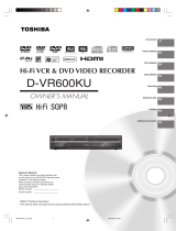 Toshiba D-VR600 User guide