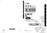 Toshiba RD-XS35SU User manual