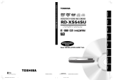 Toshiba RD-XS54SU User guide