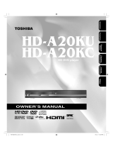 Toshiba HD-A20 User guide