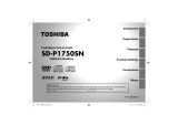 Toshiba SD-P1750 Owner's manual