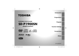 Toshiba SD-P1900 User guide