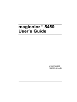 Konica Minolta magicolor 5450 User manual