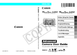 Canon PowerShot A460 Advanced User's Manual
