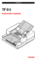 Toshiba tf 511 Owner's manual