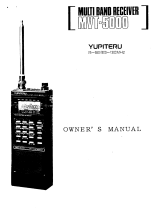 Yupiteru MVT-5000 Owner's manual