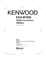 Kenwood KCA-BT200 User manual