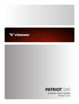 Visioneer Patriot D40 User manual