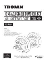 Trojan 20 Kg Adjustable Dumbbell Set User manual