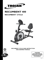 Trojan Recumbent 400 Owner's manual