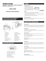 United URD5239 Operating instructions