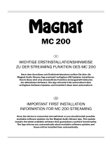 Magnat Audio MC 200 Owner's manual
