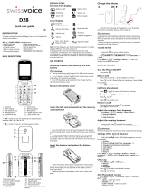 SwissVoice D28 User manual