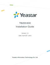 Yeastar TB200/400 Installation guide