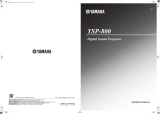 Yamaha YSP 800 - Digital Sound Projector Five CH Speaker Owner's manual