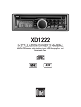 Dual XD1222 Installation & Owner's Manual