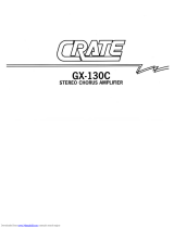 Crate GX-130C Owner's manual