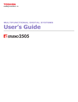 Toshiba e-Studio2505 User manual