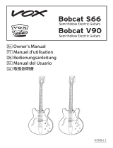 Vox Bobcat V90 S66 Owner's manual