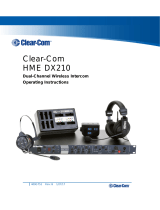Clear-Com DX210 User guide