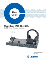 Clear-Com DX410 User guide