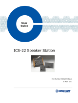 Clear-Com ICS-22 Panels User manual