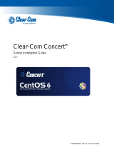 Clear-Com Concert v2.7 Server Installation guide