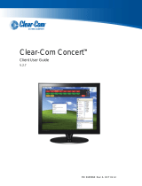 Clear-Com Concert v2.7 Client User guide