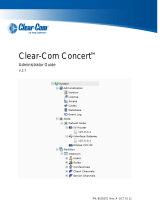 Clear-Com Concert v2.7 Owner's manual