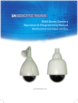 Dedicated Micros 2060 PTZ Dome User manual