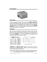 PrecisionPower Q-Bass Owner's manual