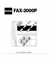 Brother FAX-2000P User manual