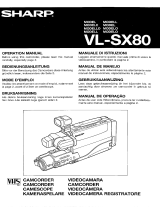 Sharp VL-SX80 Owner's manual